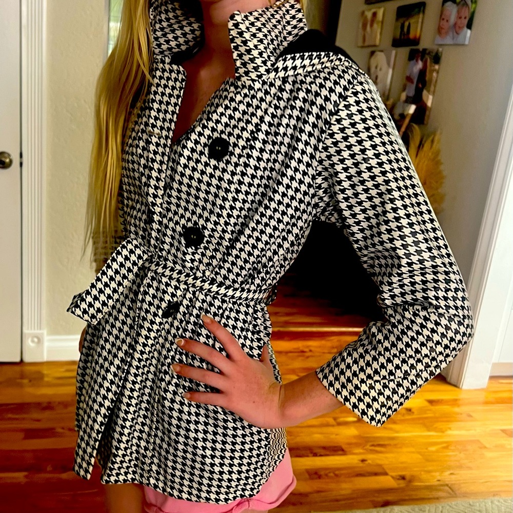 Fleece Lined Trench Rain Coat